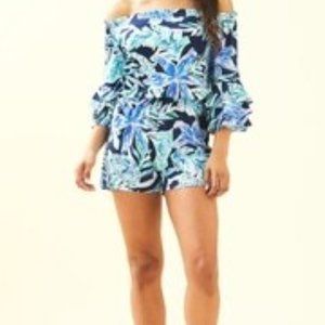 SOLD!!!!  💕💕Lilly Pulitzer Calla Off-The-Shoulder Romper SOLD!!!!💕💕